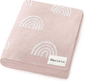 Knit Baby Swaddle Blanket for Girls by BleuLaLa