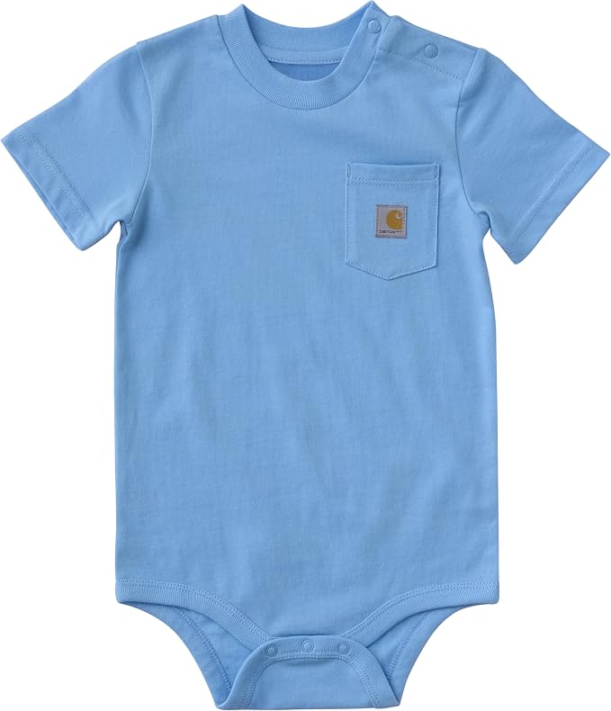 Carhartt Unisex Baby, Short-sleeve Bodysuit Pocket T-shirt | Cotton Jersey | by Carhartt