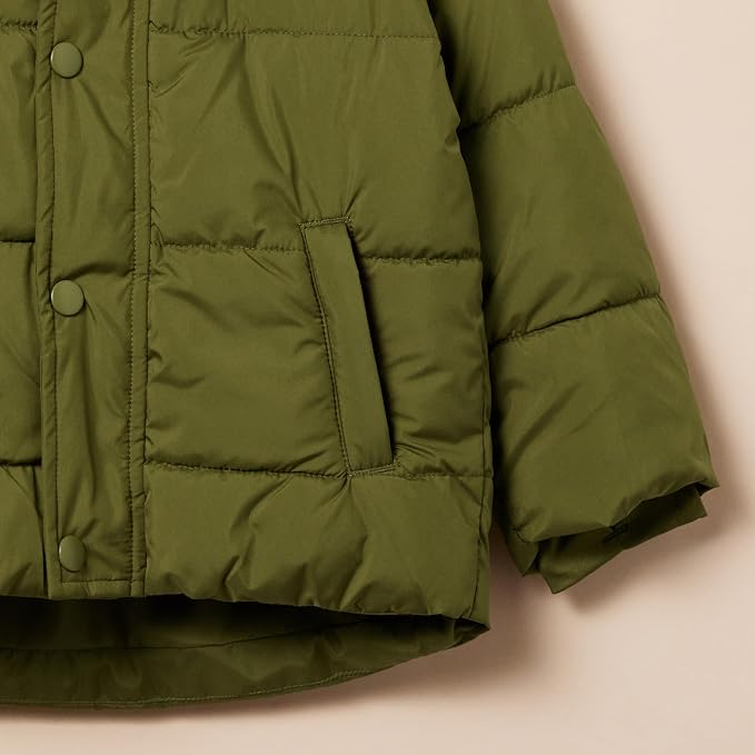 Amazon Essentials Babies, and Boys' Heavyweight Hooded Puffer Jacket - Image 4