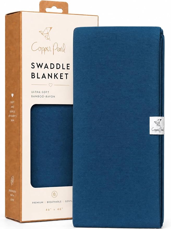 Copper Pearl Swaddle Blankets for Newborns | Soft Stretchy Receiving Blankets by CopperPearl