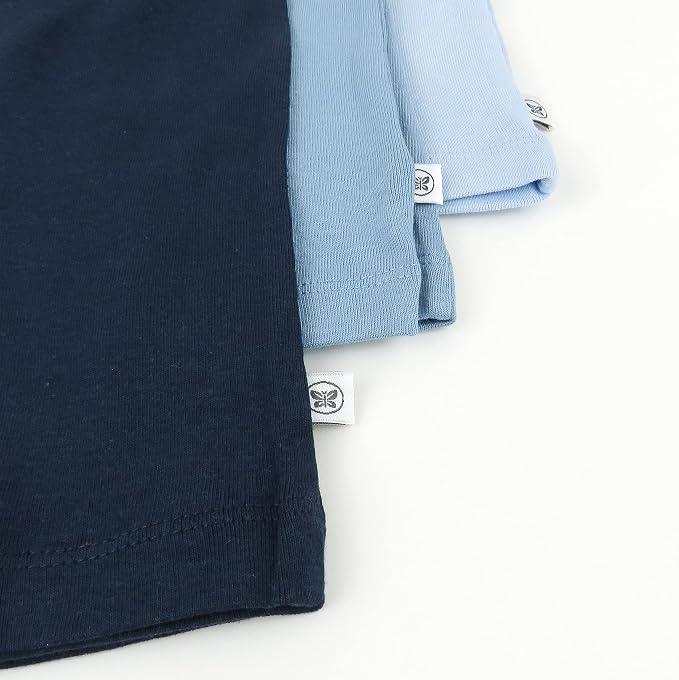HonestBaby Unisex-Baby Multipack Harem Pants Roomy Fit Pull on Bottoms 100% - Image 5
