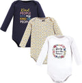 Hudson Baby Baby Girls' Cotton Long-sleeve Bodysuits 3-pack by HudsonBaby
