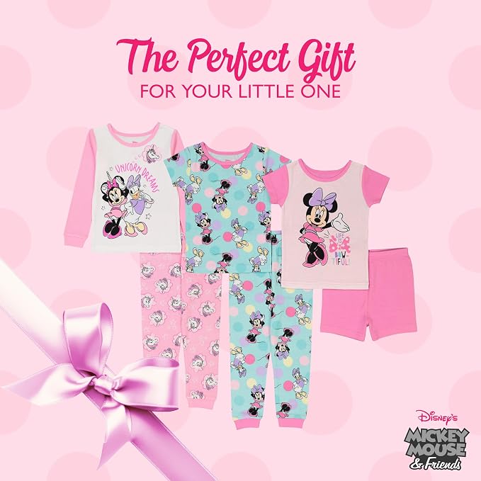 Disney Unisex Kids' 6-piece Snug-fit Cotton Matching Comfortable Pajama Set - Image 5