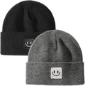 FURTALK Baby Beanie 2 Pack Toddler Winter Hat Embroidered Knit Cap Ages 0-8 | by FURTALK