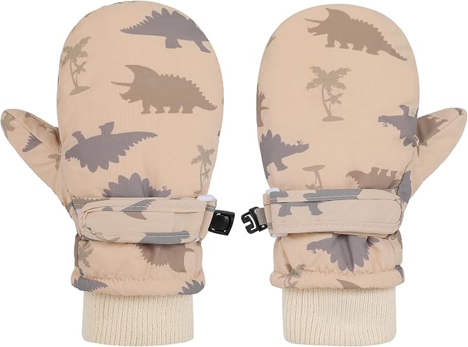 Toddler Gloves Kids Mittens Winter Warm Lined Fleece Gloves Waterproof Snow - Image 3