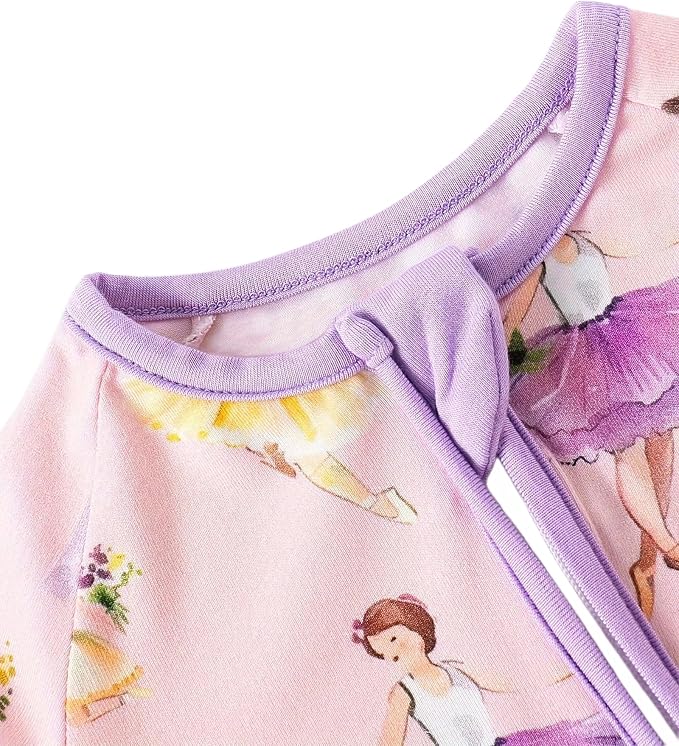 Baby Viscose of Bamboo Convertible Footie Pajamas - Image 4