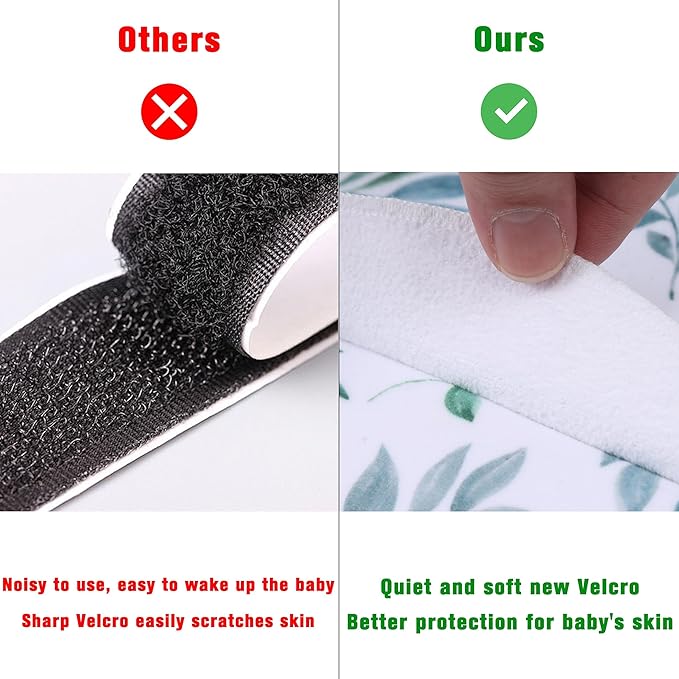Newborn Sleep Sack Baby Swaddle,Swaddle me 0-3 Month,3-Way Adjustable Wearable Blanket,100% Rayon Cotton Swaddling Sleeping Bag，TOG 0.5 (Leaf, 0-3 Months)
