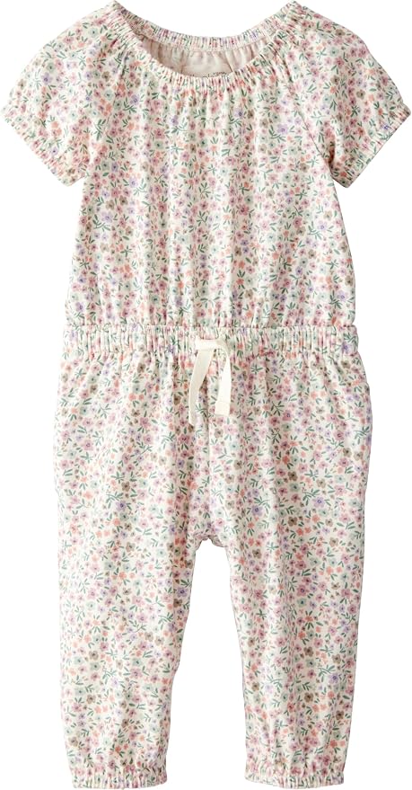 little planet by carter's Unisex Baby Waffle Knit Button-Front Jumpsuit made by LittlePlanet
