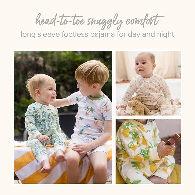 Burt's Bees Baby Unisex Sleep and Play Pajama, Footless One-Piece Zipper PJ | - Image 5
