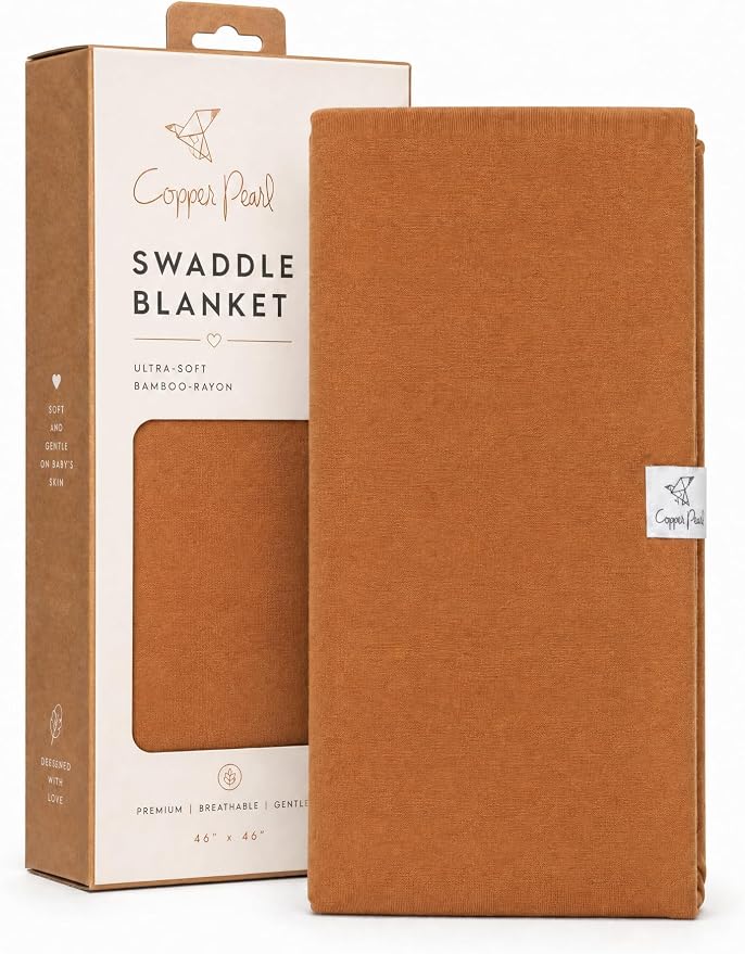 Copper Pearl Swaddle Blankets for Newborns | Soft Stretchy Receiving Blankets by CopperPearl