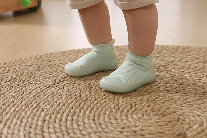 Hstyle Baby Sock Shoes Toddler Boys Walking Shoes Infant Slippers Sneakers | - Image 6