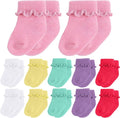 Toulite 12 Pair Preemie Newborn Baby Socks by Toulite