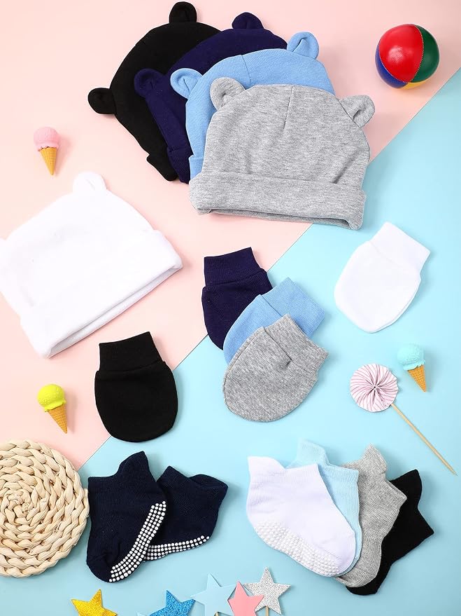Geyoga Newborn Baby Hat Set - Image 5