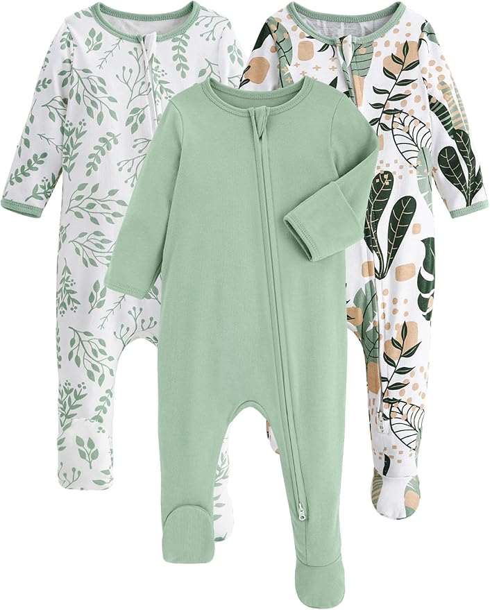 Yoofoss Baby Pajamas 100% Organic Cotton Baby Sleepers by YOOFOSS