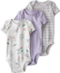 little planet by carter's Unisex Baby 3-pack Short Sleeve Bodysuits Made by LittlePlanet