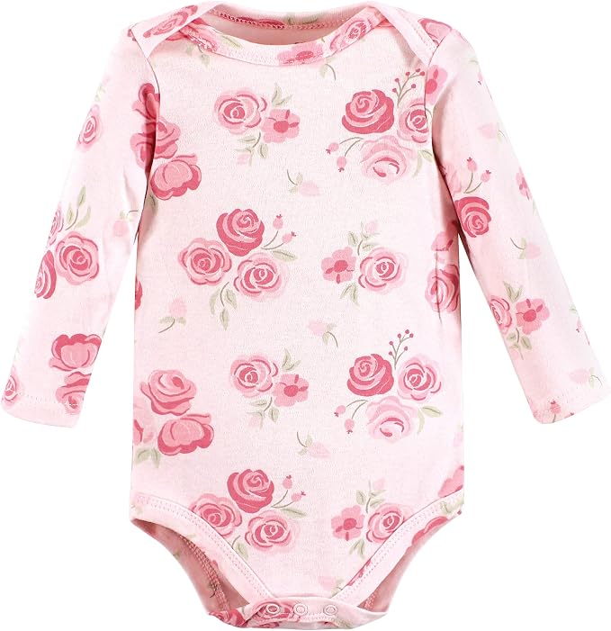 Hudson Baby baby-boys Cotton Long-sleeve Bodysuits 5-pack - Image 3