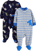 Simple Joys by Carter's Unisex Baby 2-pack Neutral Fleece Footed Sleep and Play by SimpleJoysbyCarters