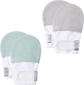 Baby Newborn No Scratch Mittens Stay On, 100% Cotton Adjustable 0-12M | Soft by HAPIU