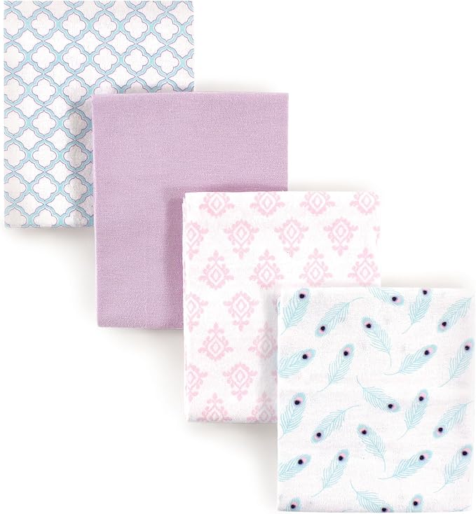 Hudson Baby Unisex Baby Cotton Flannel Receiving Blankets, One Size by HudsonBaby