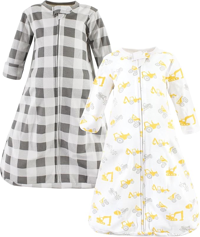 Hudson Baby Unisex Baby Cotton Long-Sleeve Wearable Sleeping Bag by HudsonBaby