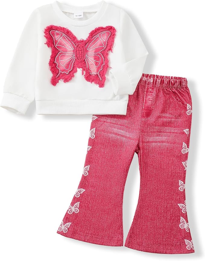 Renotemy Toddler Baby Girl Clothes Fall Winter Outfits Gifts 12Months-5T by Renotemy