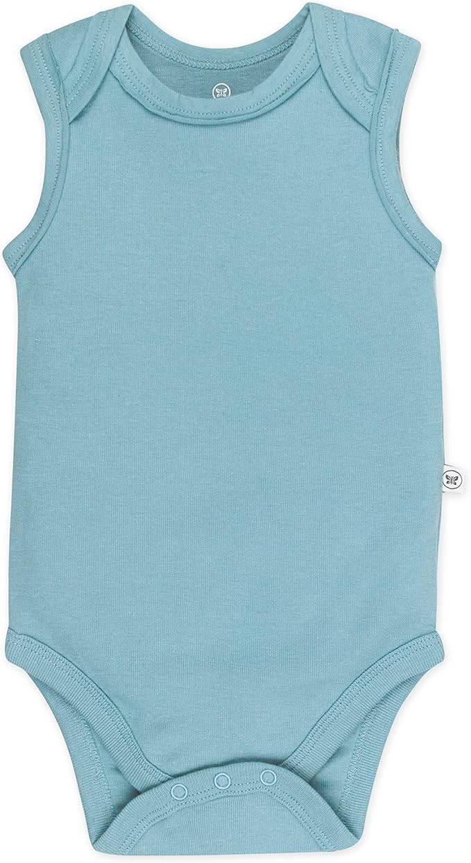 HonestBaby baby-boys Sleeveless Bodysuits One-piece 100% Organic Cotton - Image 4