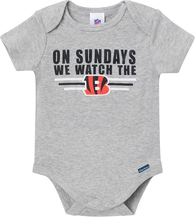 Gerber NFL Baby Boys 3-Pack Onesie Bodysuit - Image 4