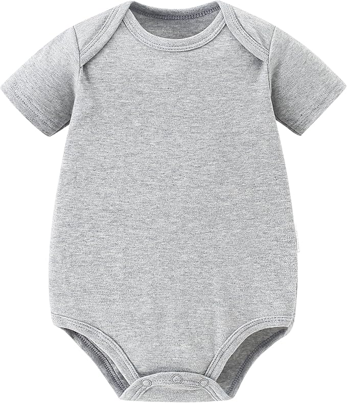 AIWUHE Unisex-Baby Short Sleeve Bodysuits Cotton One-piece Boy Girl Summer by AIWUHE