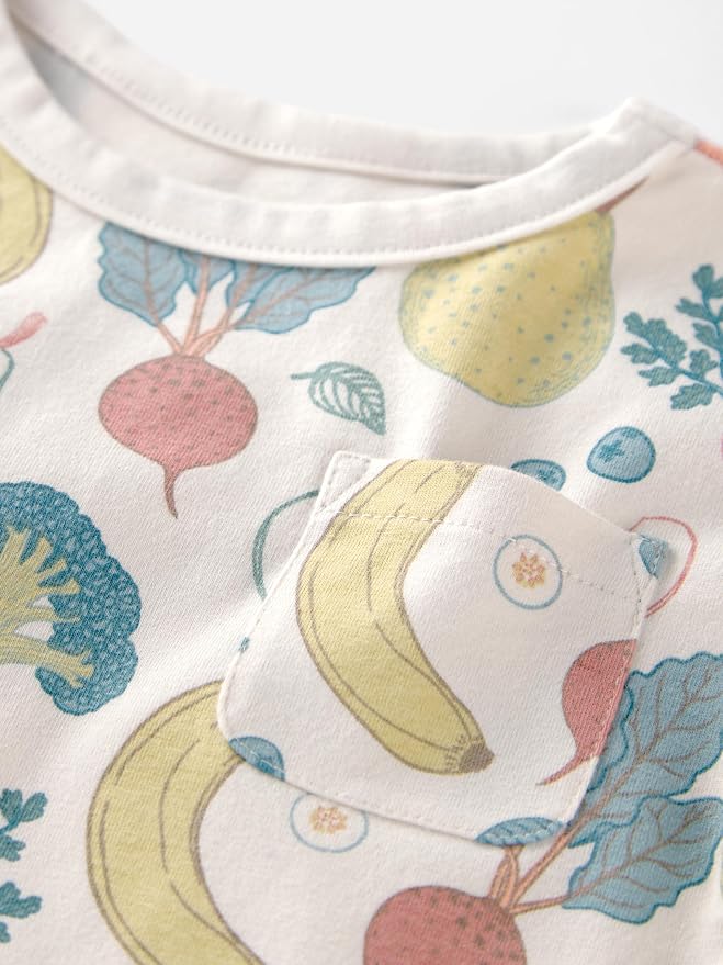 little planet by carter's Unisex Baby Organic Cotton Gauze Shortall - Image 2