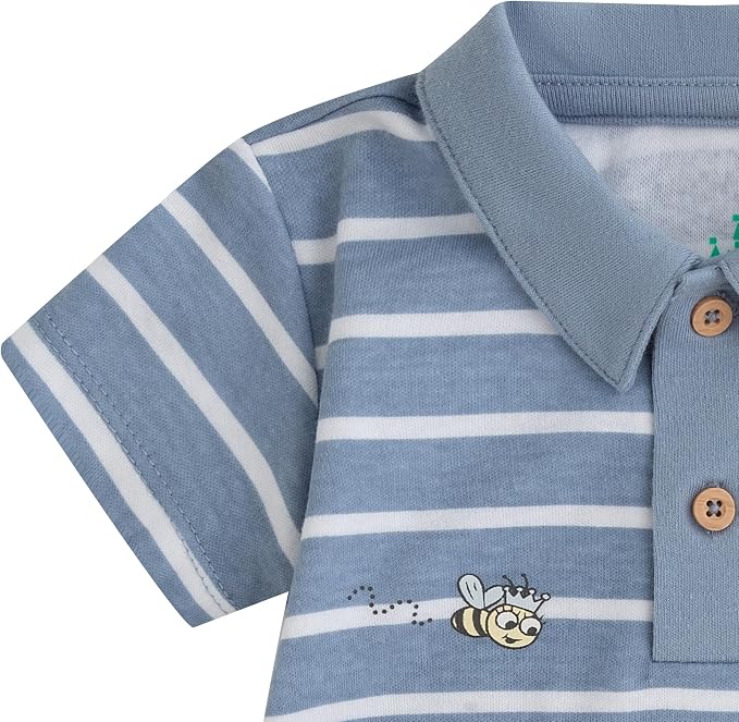 Disney Cars Pooh Mickey Stitch Baby Boys 2 Pack Romper - Image 4
