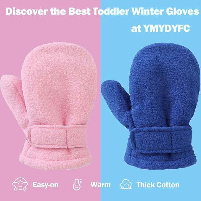 YMYDYFC 3Pack Baby Toddler Mittens Boy&Girl Winter Gloves Kids Warm Mittens - Image 3
