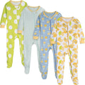 Onesies Brand Baby Girls 4-Pack Footed Pajamas by OnesiesBrand