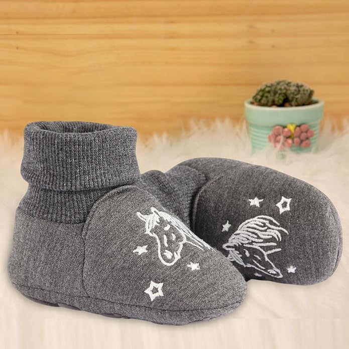 Newborn Infant Baby Cotton Booties Non-Slip Sole - Image 3