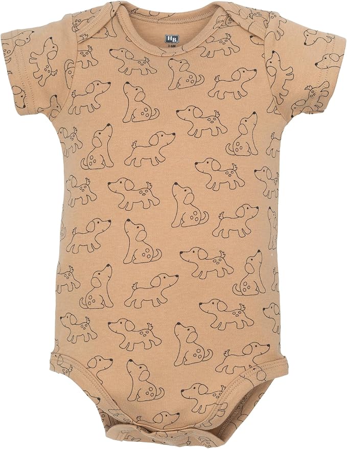 Hudson Baby Unisex Baby Cotton Bodysuits 5-pack - Image 4