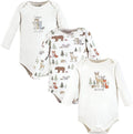 Hudson Baby baby-boys Cotton Long-sleeve Bodysuits 3-pack by HudsonBaby