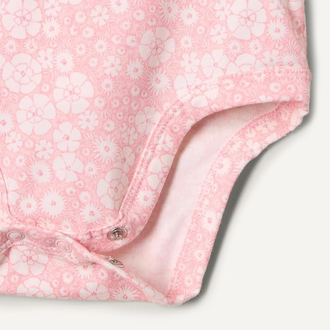 Amazon Essentials x Sofia Grainge Unisex Babies' Side Snap Short Sleeve Bodysuit - Image 3