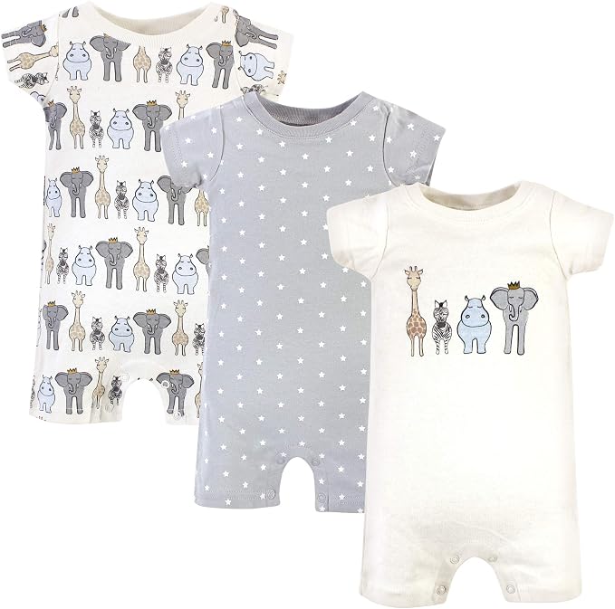 Hudson Baby Unisex Cotton Rompers - Image 2