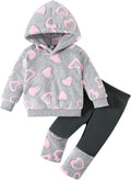 Jecson Toddler Girl Clothes Baby Girl Fleece Hoodie Outfits Thick Thermal by WarmthLoveinStitches