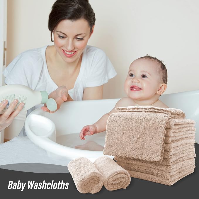 Sunny zzzZZ Ultra Soft 24 Pack Baby Washcloths - Image 5