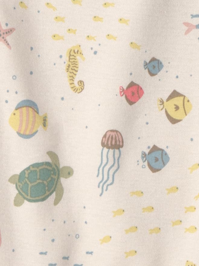 little planet by carter's Unisex Baby 3-pack Short Sleeve Bodysuits Made - Image 3