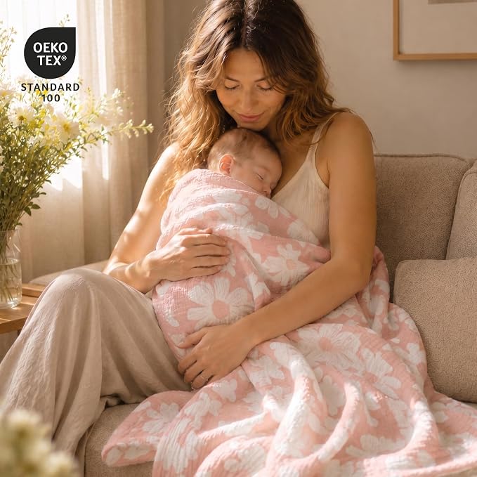 GLLQUEN BABY Muslin Swaddle Blankets - Image 2