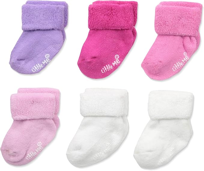 Little Me baby-girls 6 Pack Variety Socks by LittleMeChildrensApparel