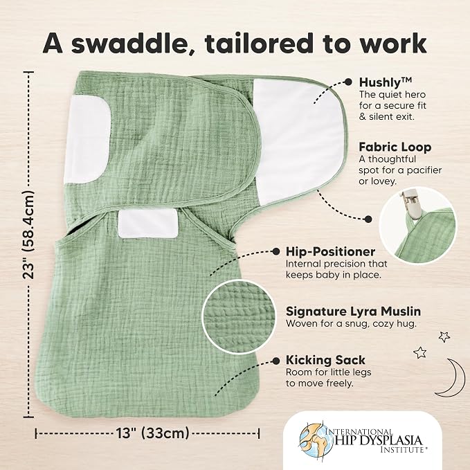 KeaBabies Muslin Baby Swaddles for Newborns, 100% Cotton | Organic Cotton - Image 5