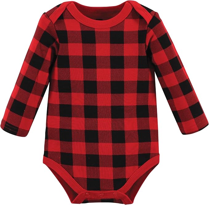 Hudson Baby baby-boys Cotton Long-sleeve Bodysuits 3-pack - Image 4