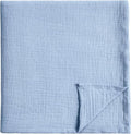 Meracorallo Muslin Swaddle Blanket, 100% Cotton, Placid Blue | Soft Breathable by Meracorallo