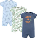 Hudson Baby Unisex Cotton Rompers by HudsonBaby