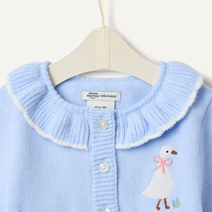 Amazon Essentials x Sofia Grainge Baby Girls' Cardigan Sweater - Image 5