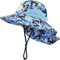 Toddler Baby Sun Hat Kids Summer Beach Essentials Adjustable Beach Hats by HONGTEYA