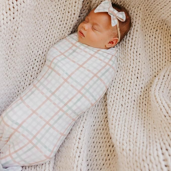 Copper Pearl Swaddle Blankets for Newborns | Soft Stretchy Receiving Blankets - Image 3