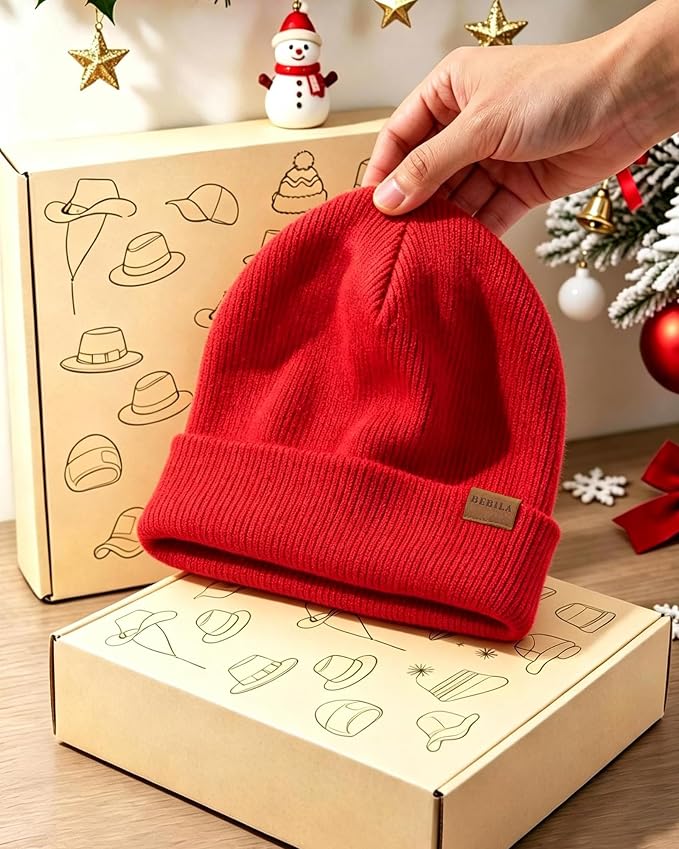 Baby Beanie Toddler Infant Winter Hats kids Warm Knit Caps - Image 7